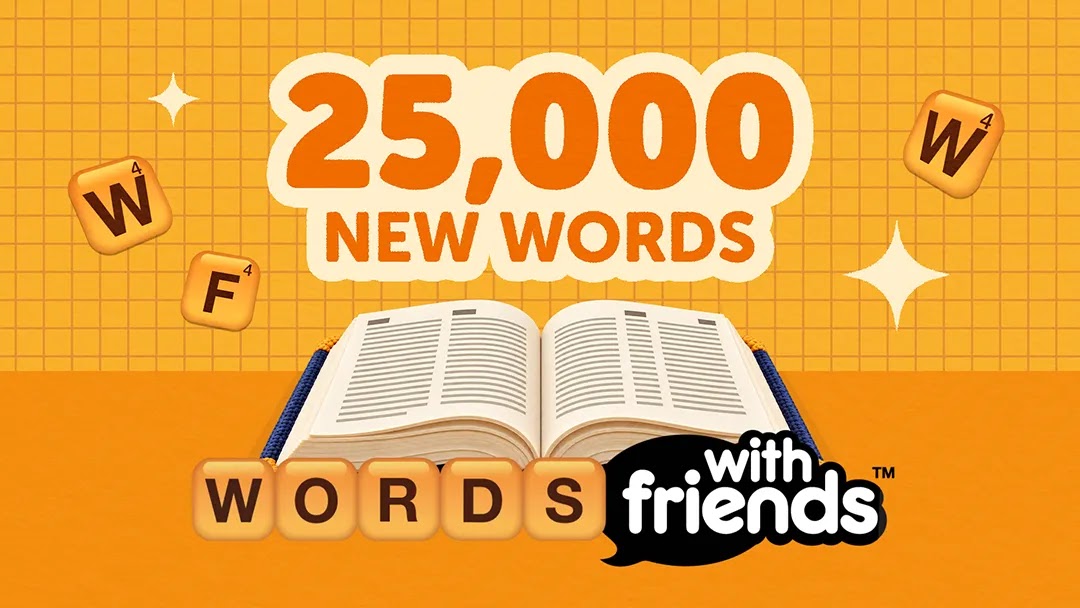 25000 New Words in Words With Friends