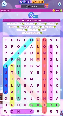 Words With Friends: Word Search gameplay screenshot