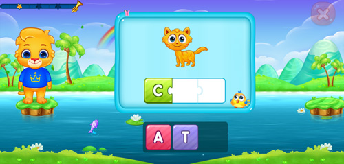 ABC Spelling with the word cat