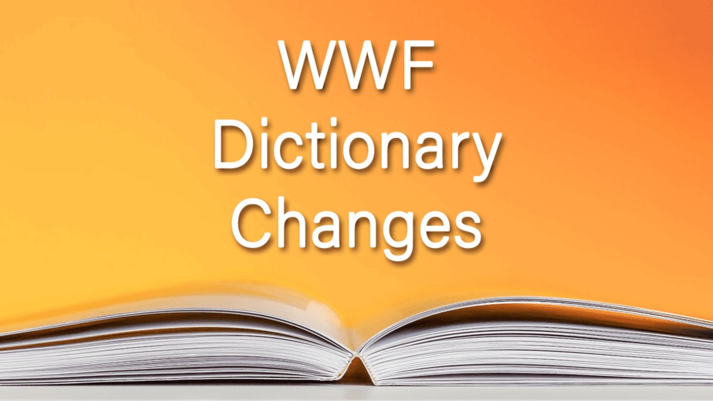 Changes To Words With Friends Dictionary News
