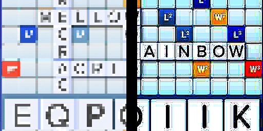 Low resolution screenshot of a game board